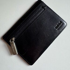 HOBO Black Key & Card Holder with Matte Finish